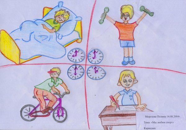 Рисунок на тему моё хобби