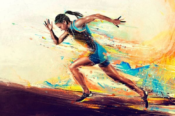 Стилизованные спортсмены