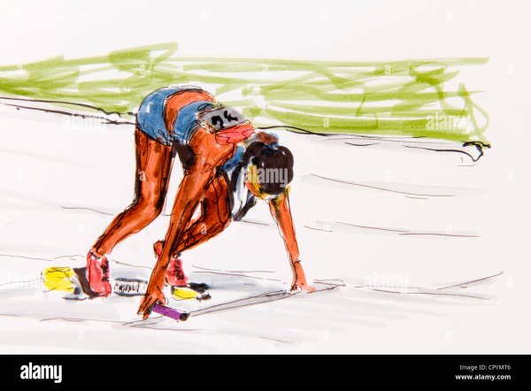 Легкоатлет картина