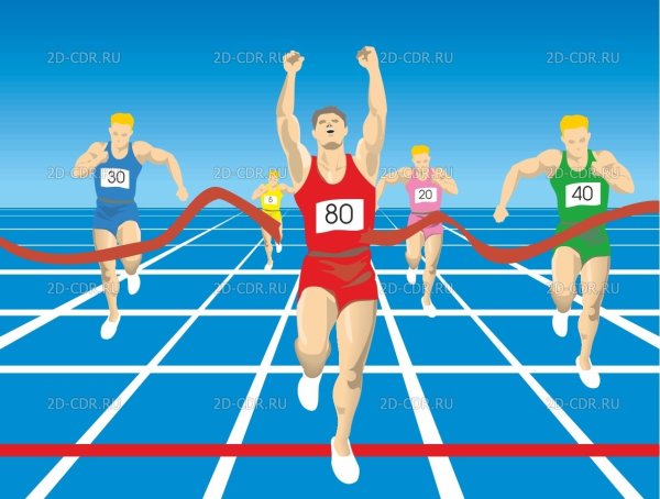 Легкая атлетика рисунок