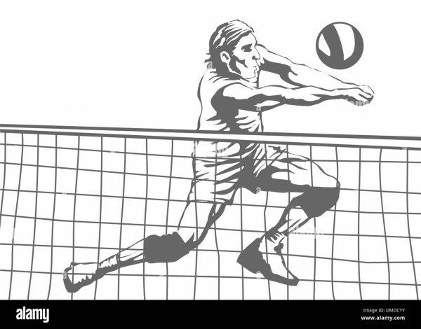 Волейбол эскиз