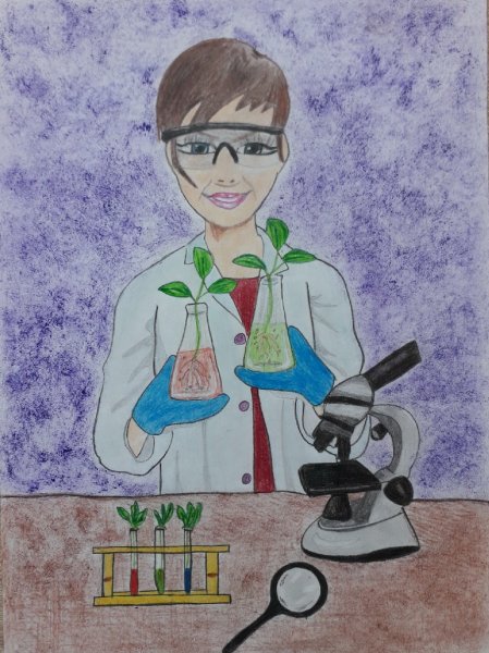 Рисунок на тему профессия эколог