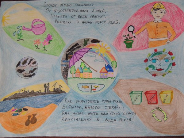 Плакат юные экологи