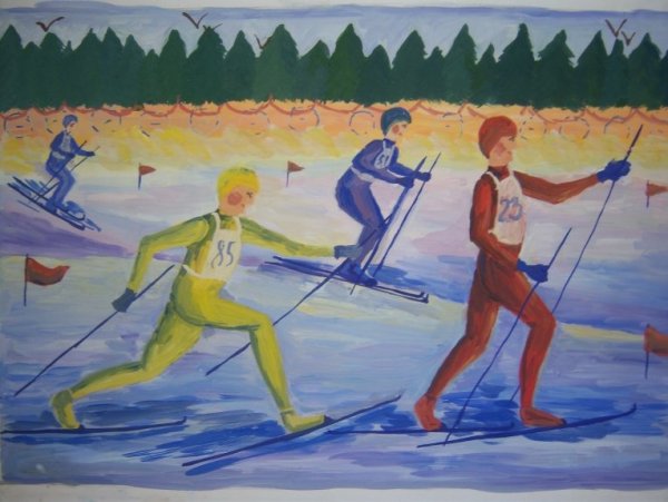 Иллюстрация на тему спорт