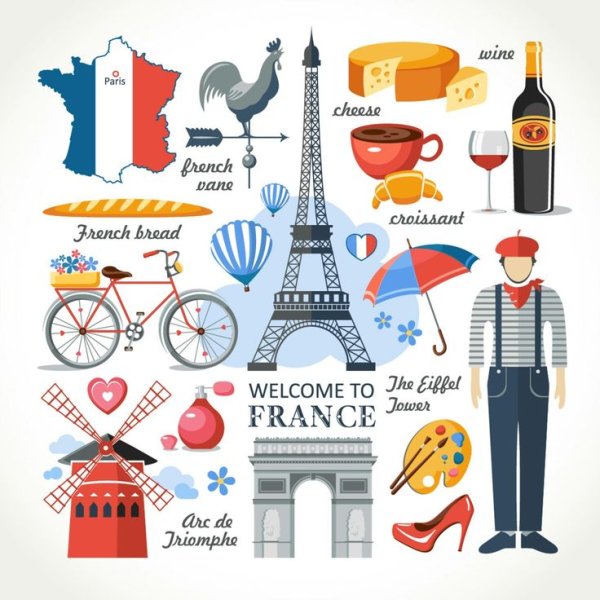 Символы Франции для детей