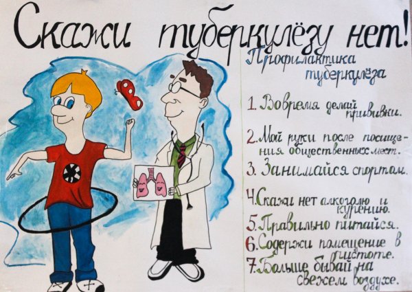 Плакат на тему профилактика туберкулеза