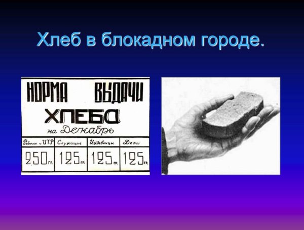 Блокада Ленинграда дети с хлебом