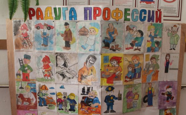 Рисунки на конкурс Радуга профессий