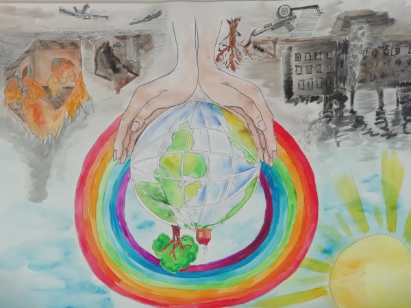 Рисунок на тему мир безопасности