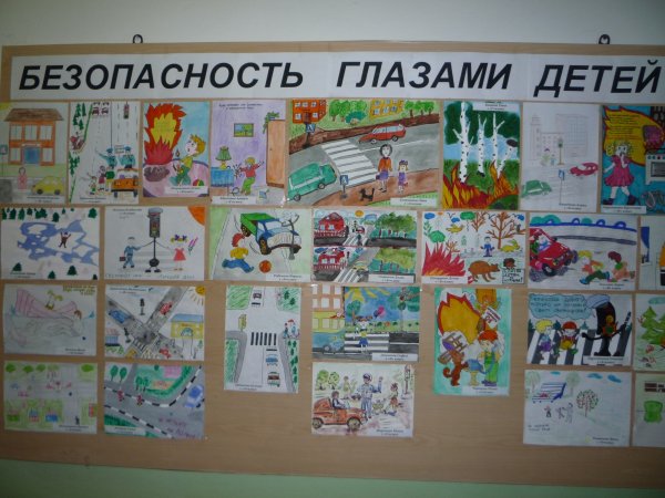 Плакат на тему безопасность на дороге