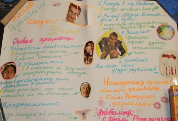 Коллаж на день рождения подруге