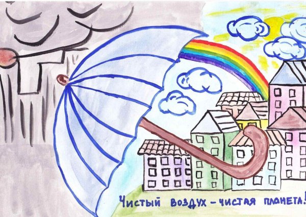 Рисунок берегите воздух