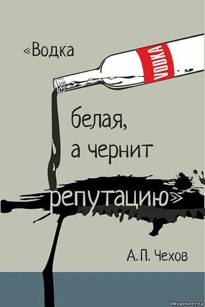 Плакат о вреде алкоголя