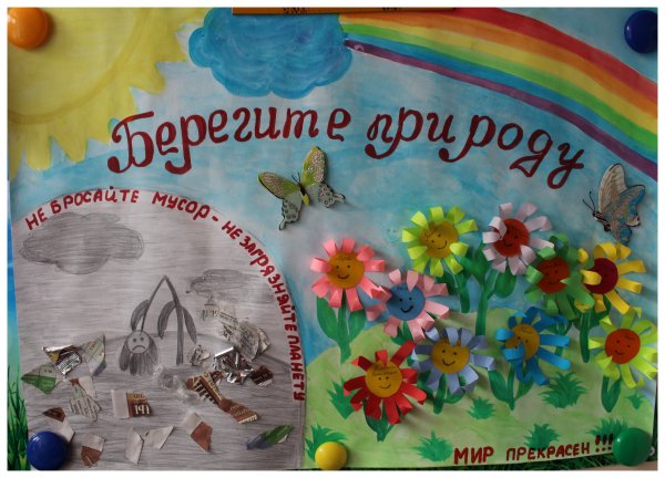 Экологические плакаты для детского сада
