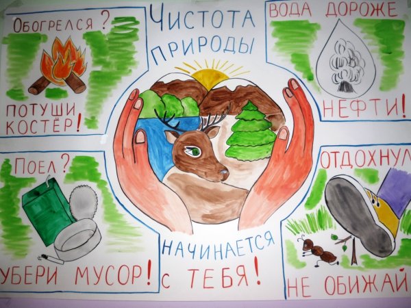 Экологический плакат