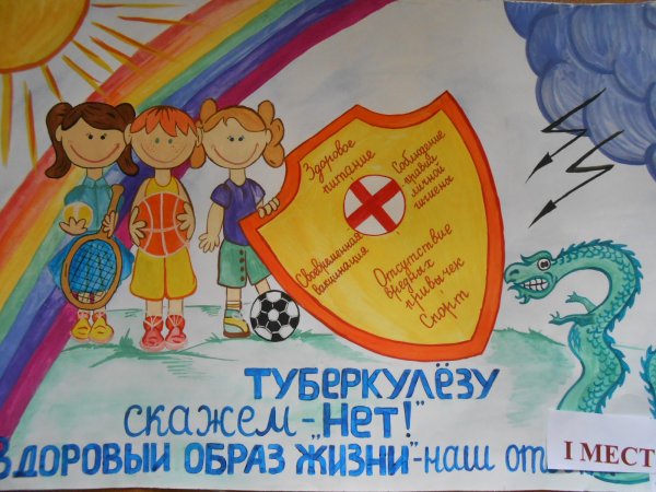 Рисунок на тему профилактика здорового образа жизни