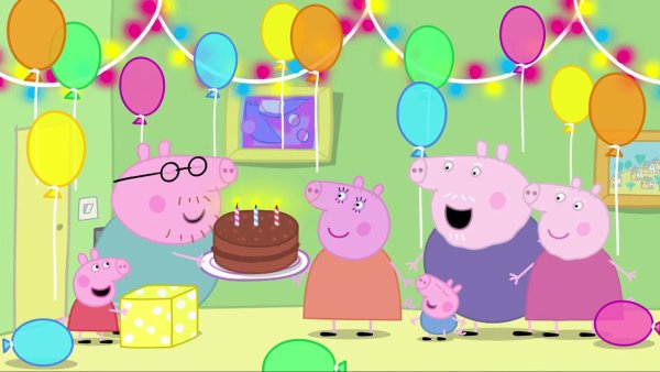 Свинка Пеппа день рождения