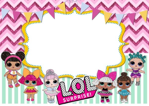 Пригласительные куклы ЛОЛ