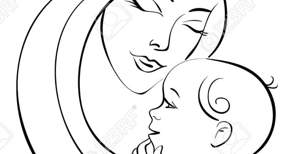 Рисунок маме на день рождения легкий