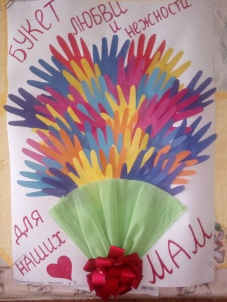 Плакат с ладошками