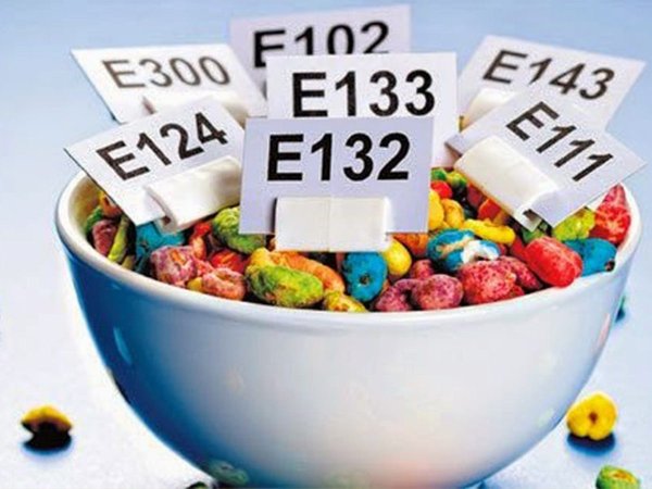 Красители е102 е110 е129 е133