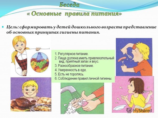 Гигиена питания дошкольников