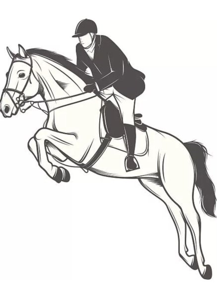 Постер по верховой езде