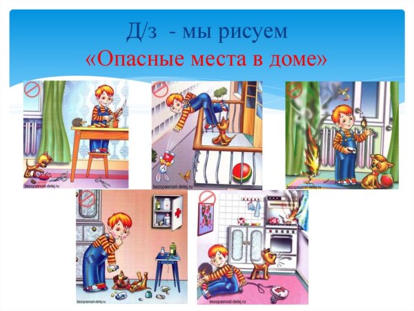 Опасности в квартире