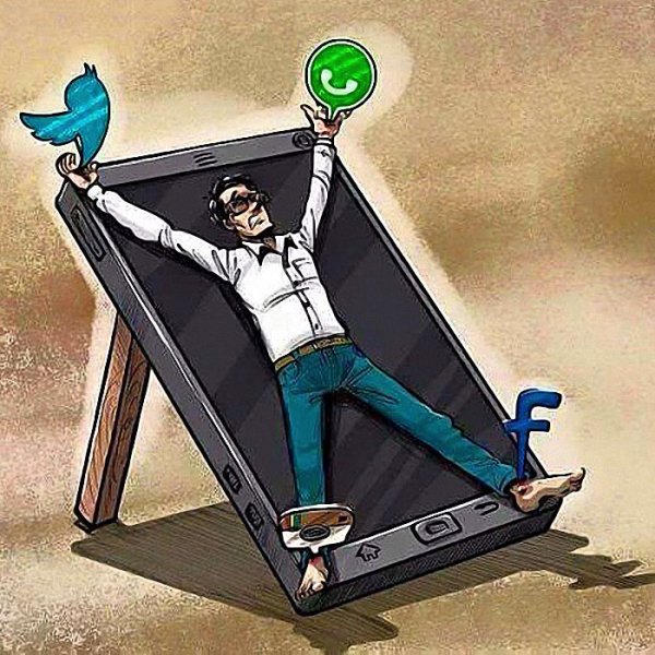 Соцсети карикатура