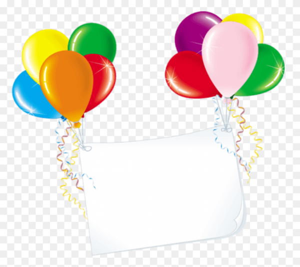 Праздничные рамки с шариками