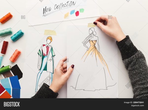 Дизайнер одежды профессия иллюстрация