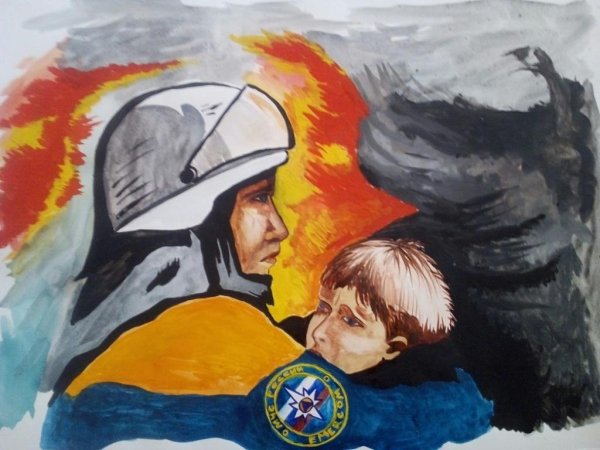 Рисунки звезда спасения МЧС России