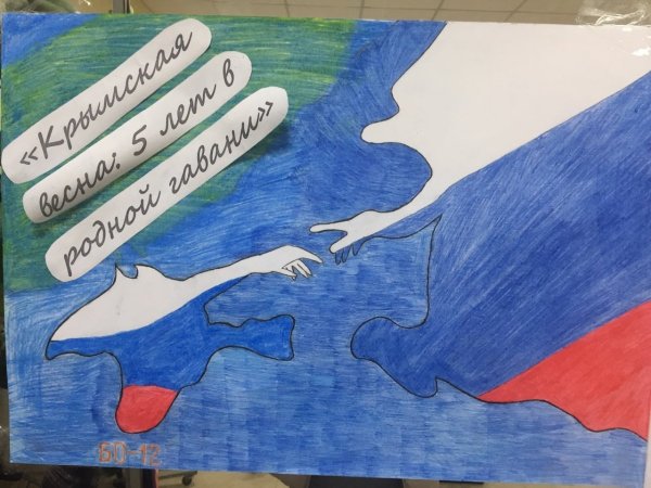 Присоединение Крыма плакат