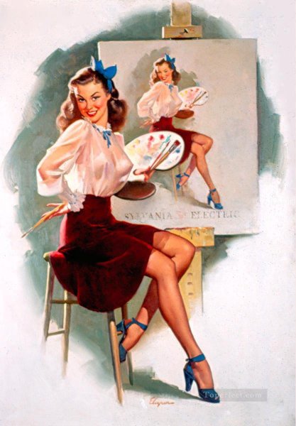 Художник Джил Элвгрен (Gil Elvgren)