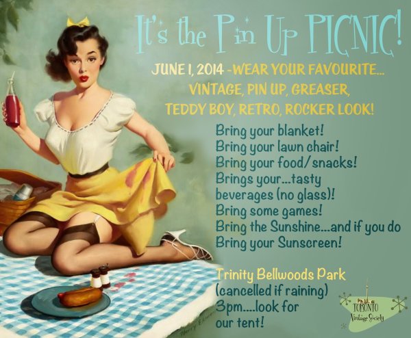 Реклама в стиле пин ап