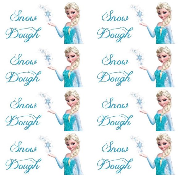 Надпись в стиле Холодное сердце