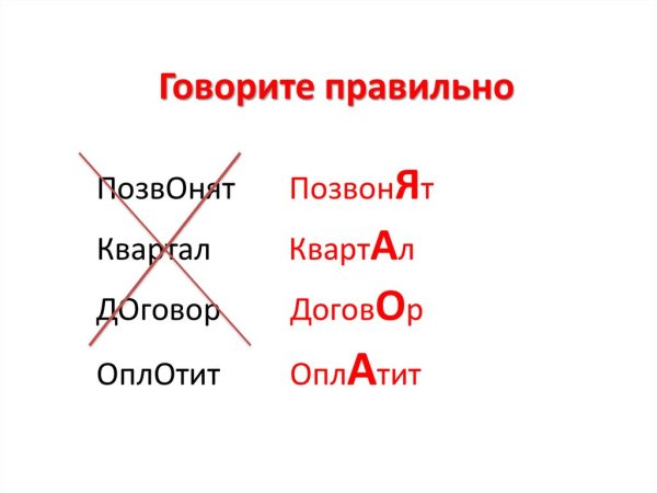 Говори правильно!