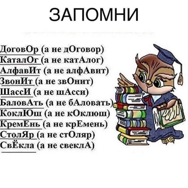 Плакат говори правильно