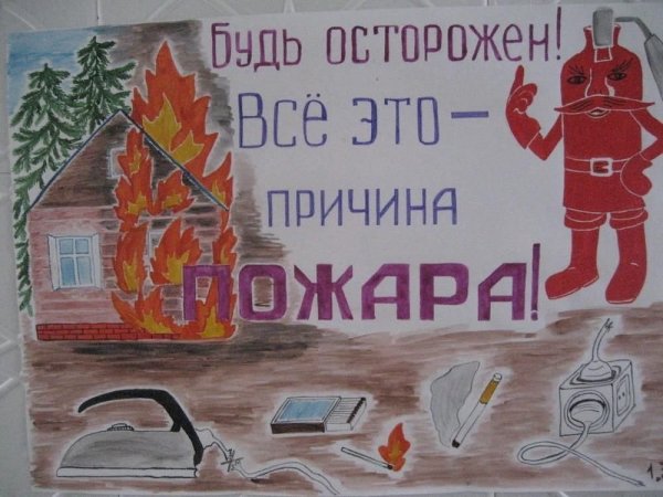 Плакаты для пожарных частей