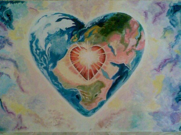 Планета земля сердце