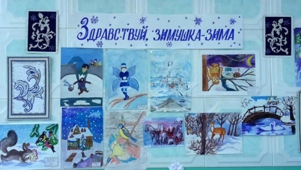 Плакат Покормите птиц зимой