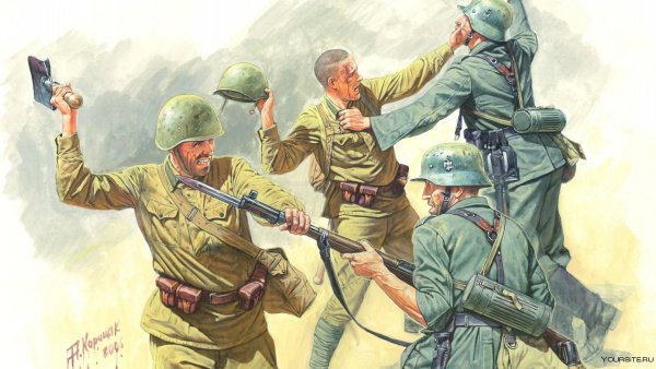 Каращук рисунки Великая Отечественная война