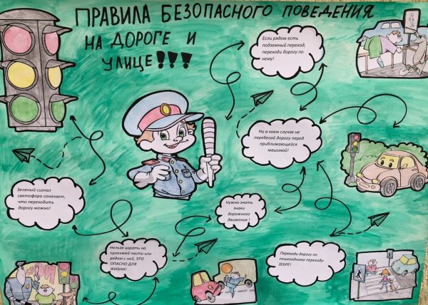 Плакат на тему безопасность