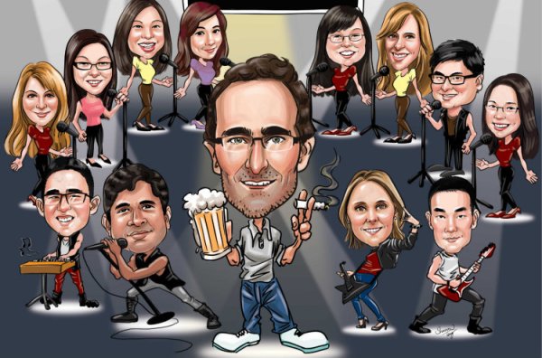 Шарж начальнику от коллектива