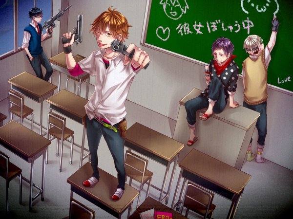 Плакат на день студента аниме