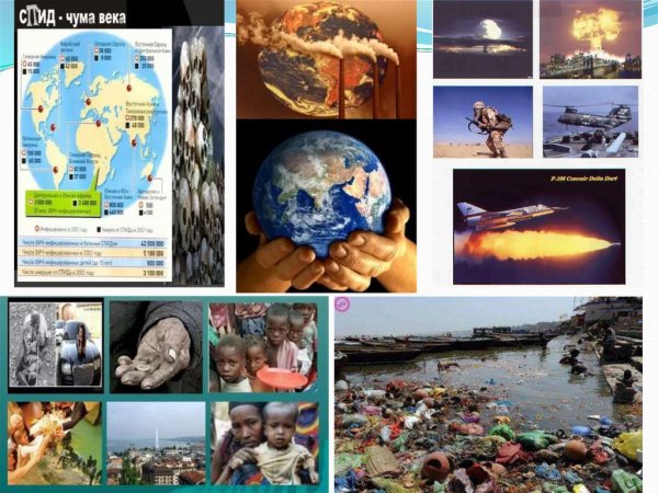 Коллаж на тему глобальные проблемы