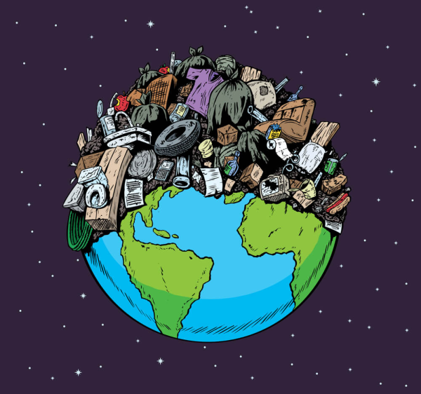 Мусор на земле