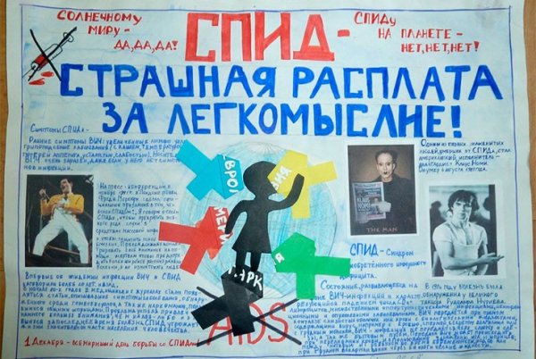 Плакат по ВИЧ инфекции