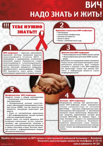 Профилактика ВИЧ инфекции буклет