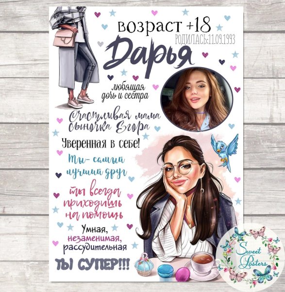 С днём рождения 17 лет